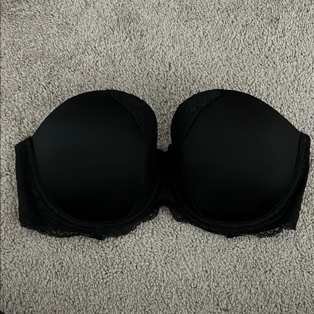 Victoria’s Secret Black Strapless Bra